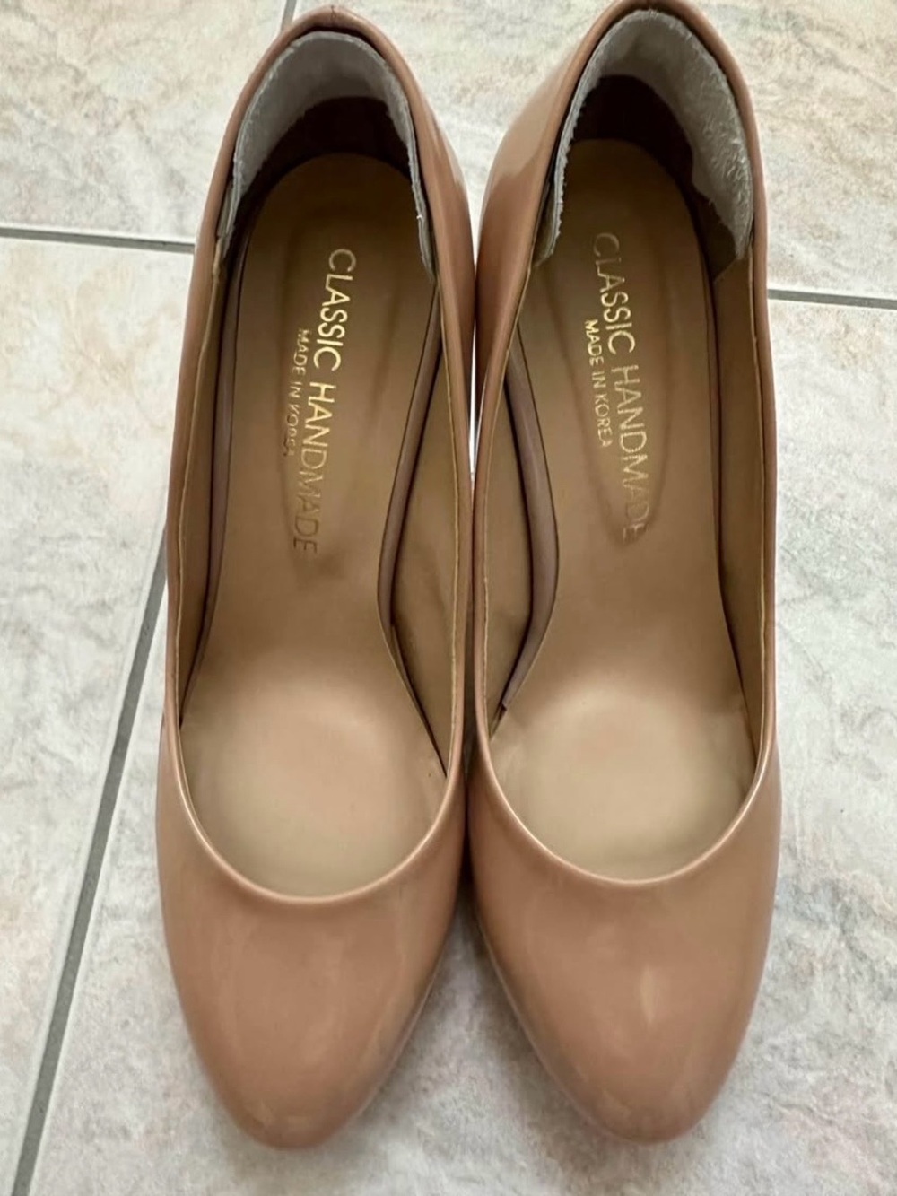 Women’s Nude Pumps - made in Korea